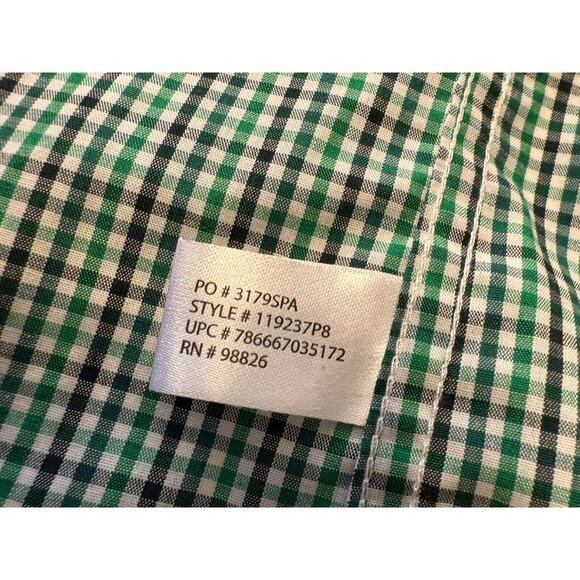 US POLO ASSN Long Sleeves Button Down Shirt, Green/White/ Black, Sz: XL, 77-07 - Picture 5 of 13